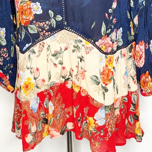 Boho Peasant Top (S) - Picture 3 of 9